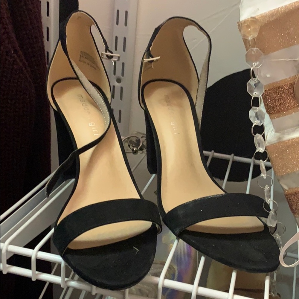 black heels